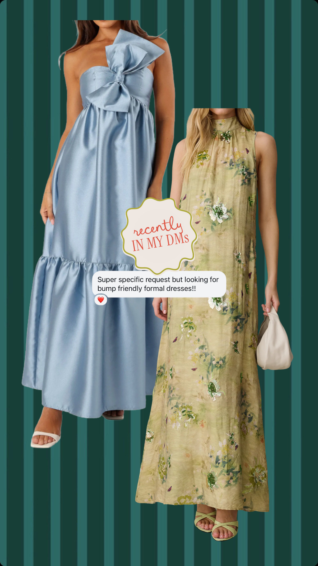 Bump friendly formal dresses!! 

 #LTKBump #LTKWedding