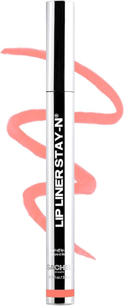 Sacheu Lip Liner STAY-N Peel Off Lip Stain — Long Lasting Waterproof Lip Tint with Hyaluronic A... | Amazon (US)