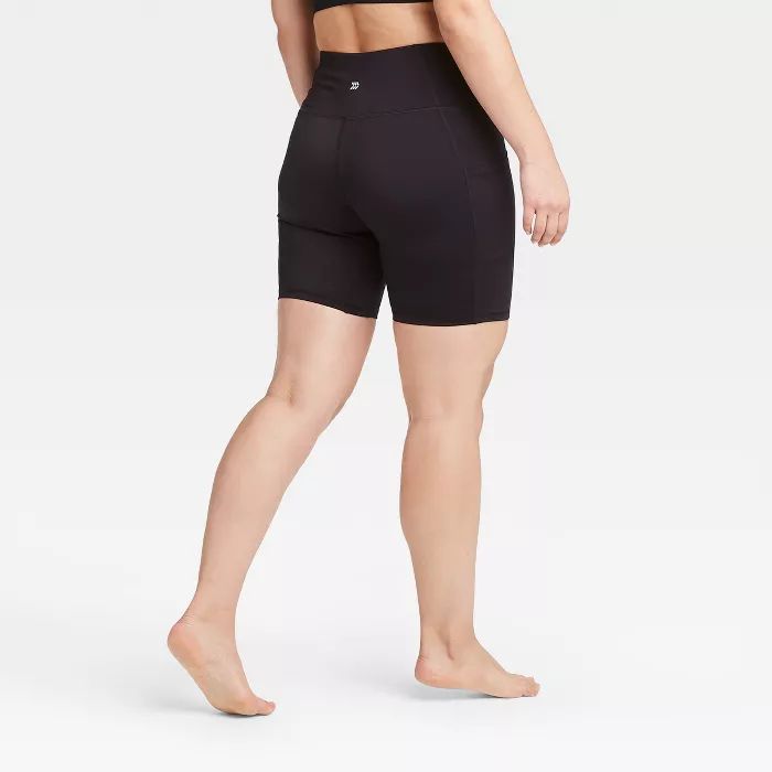 Women's Sculpted High-Rise Bike Shorts 7" - All in Motion™ | Target
