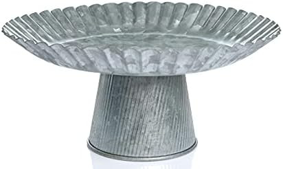 Deconoor Galvanized Cake and Cupcake Stand, Decorative Serving Platter, Dessert Holder for Weddin... | Amazon (US)