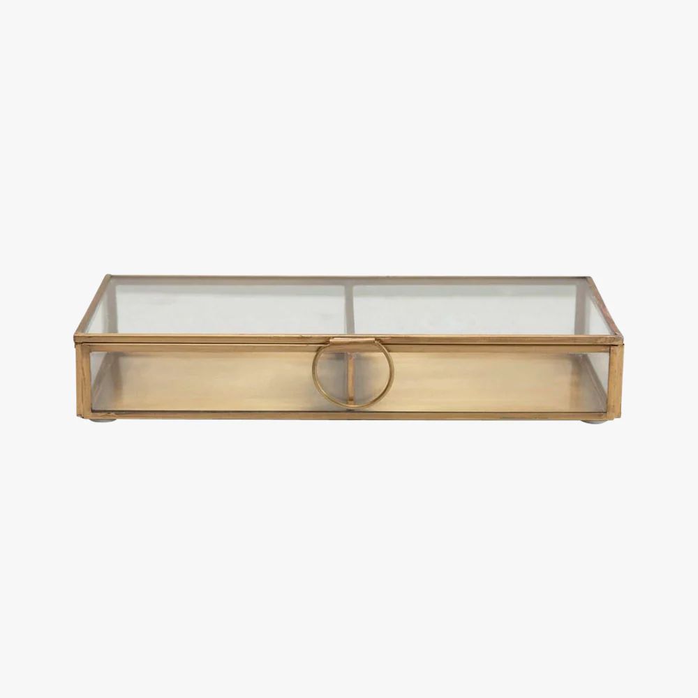 Small Brass & Glass Display Box | Dear Keaton