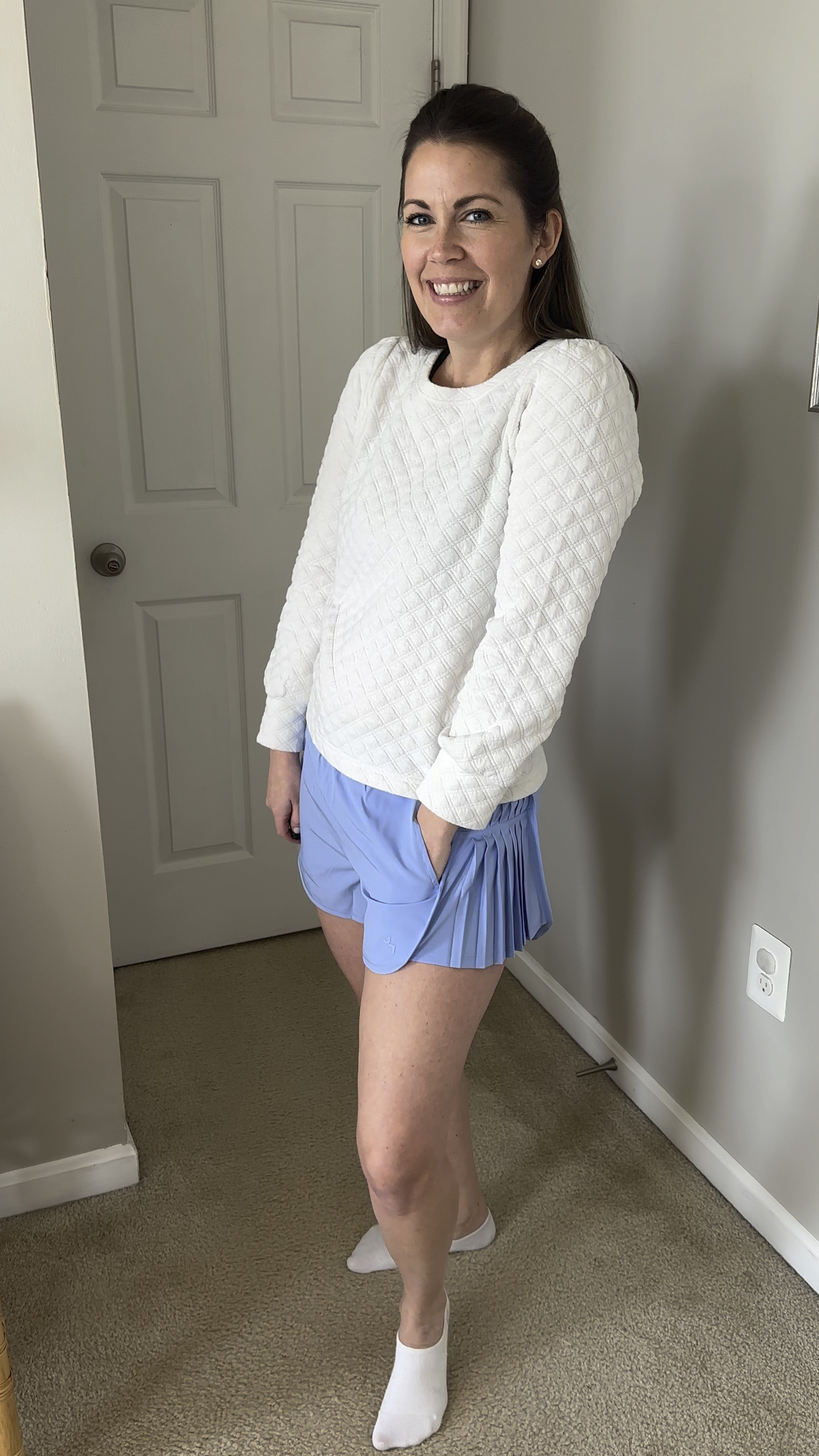 These new pleated shorts from Target are the cutest! Many color options

#LTKstyletip #LTKfitness