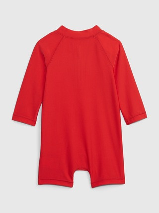 Baby Recycled Swim Rash Guard One-Piece | Gap (US)