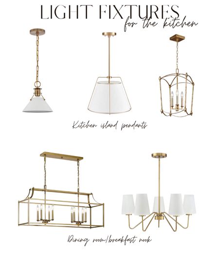 Light fixtures! Kitchen ideas! 

#LTKhome