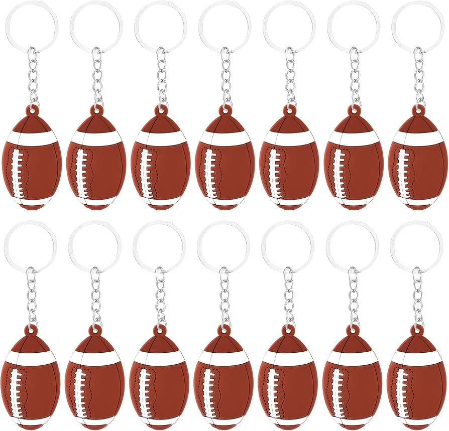 Football Keychains Football Sports Ball Keychains for Boys Kids School Carnival Reward Football T... | Amazon (US)