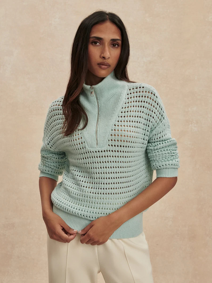 Emeri Half Zip Knit Sweater | Varley US | Varley US
