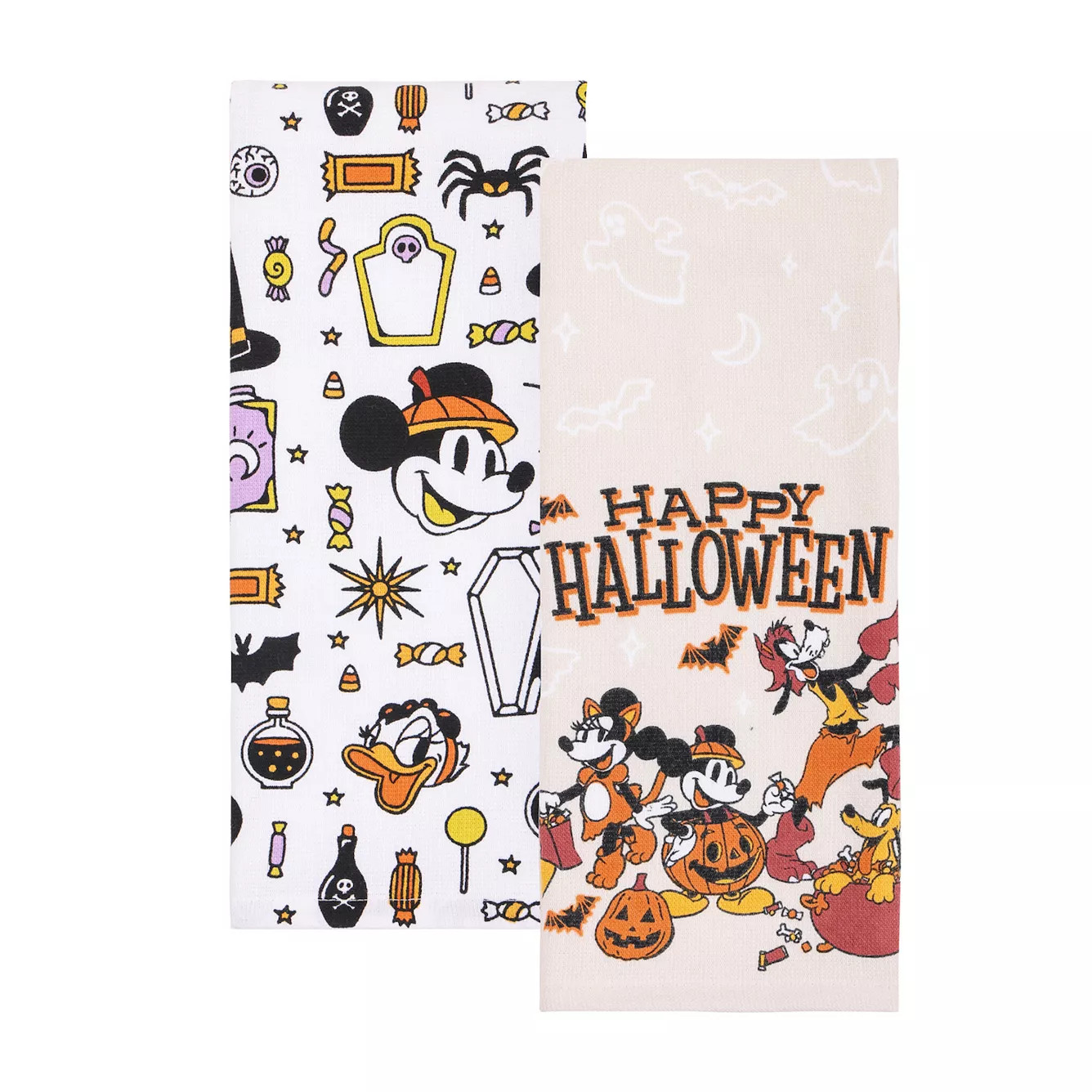 Celebrate Together\u2122 Disney's Mickey Mouse & Friends 2-Pack Halloween Kitchen Towels | Kohl's