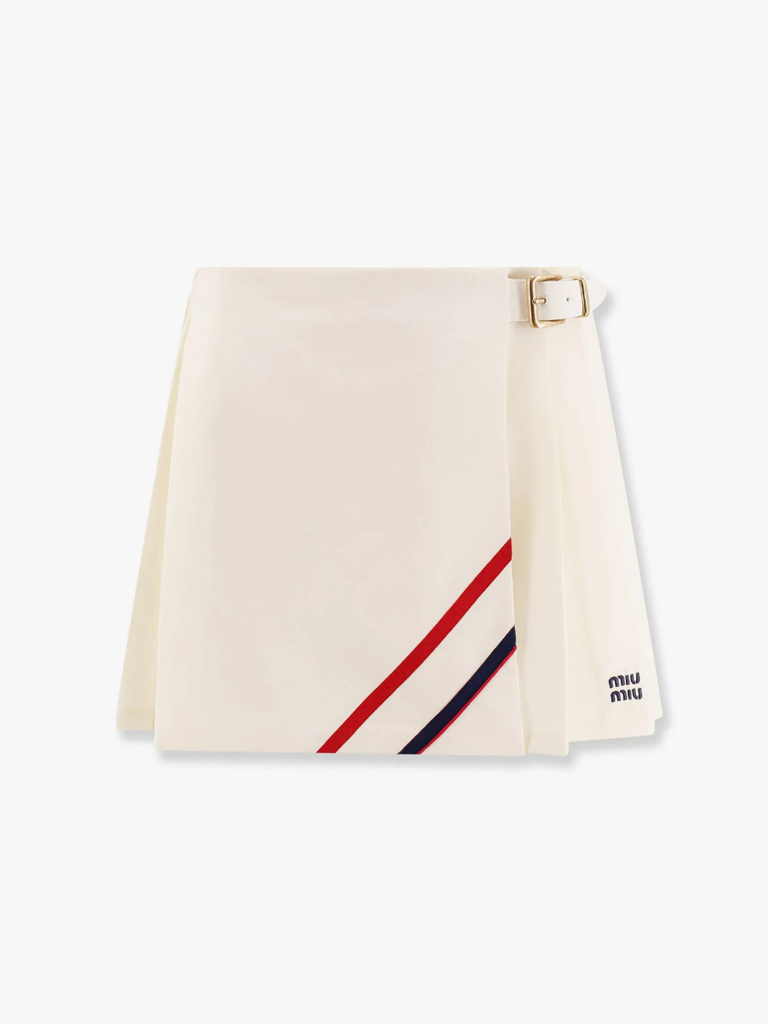 Plissé wool and mohair skirt - MIU MIU - gender_Woman | Nugnes 1920