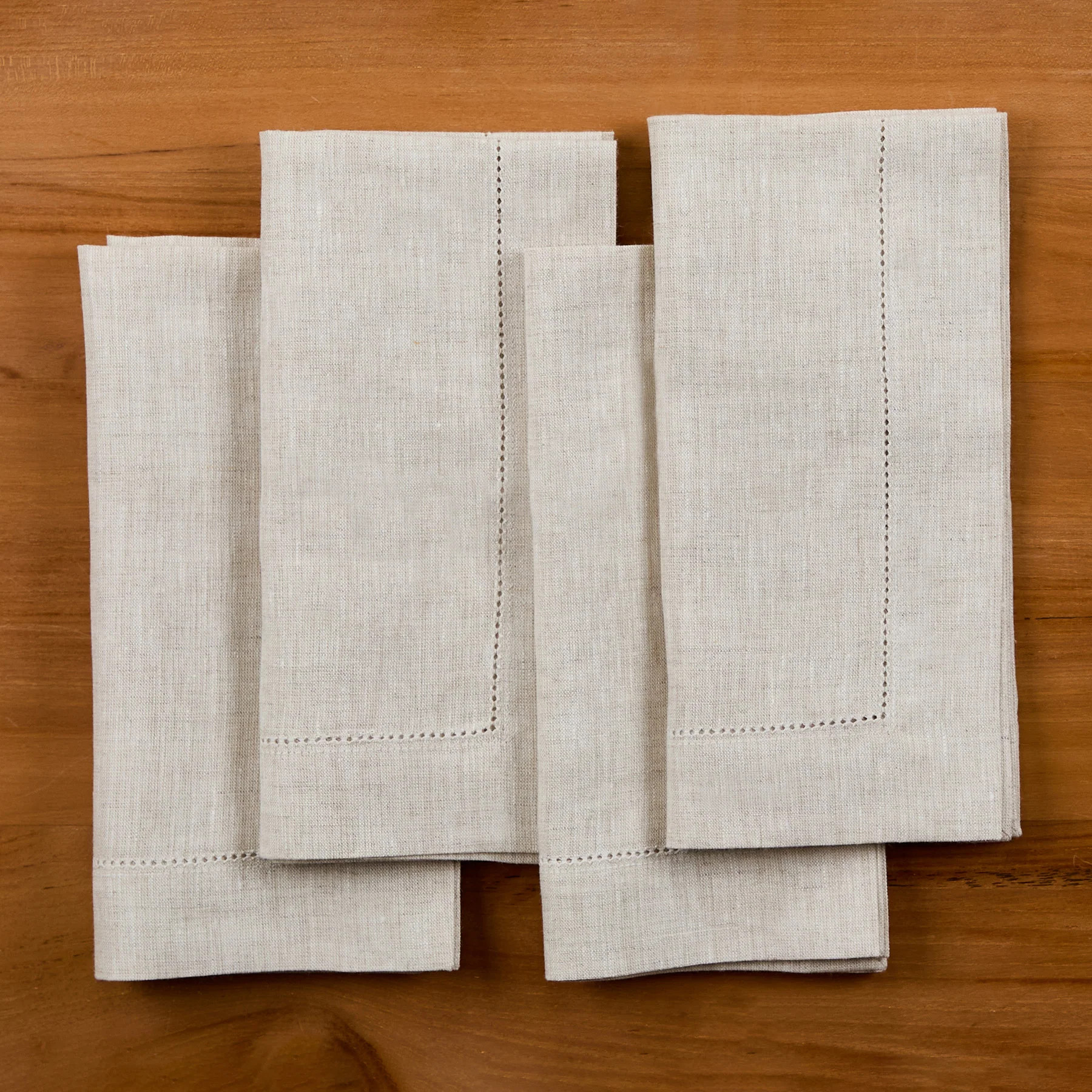 Classic Hemstitch Napkins | Solino Home