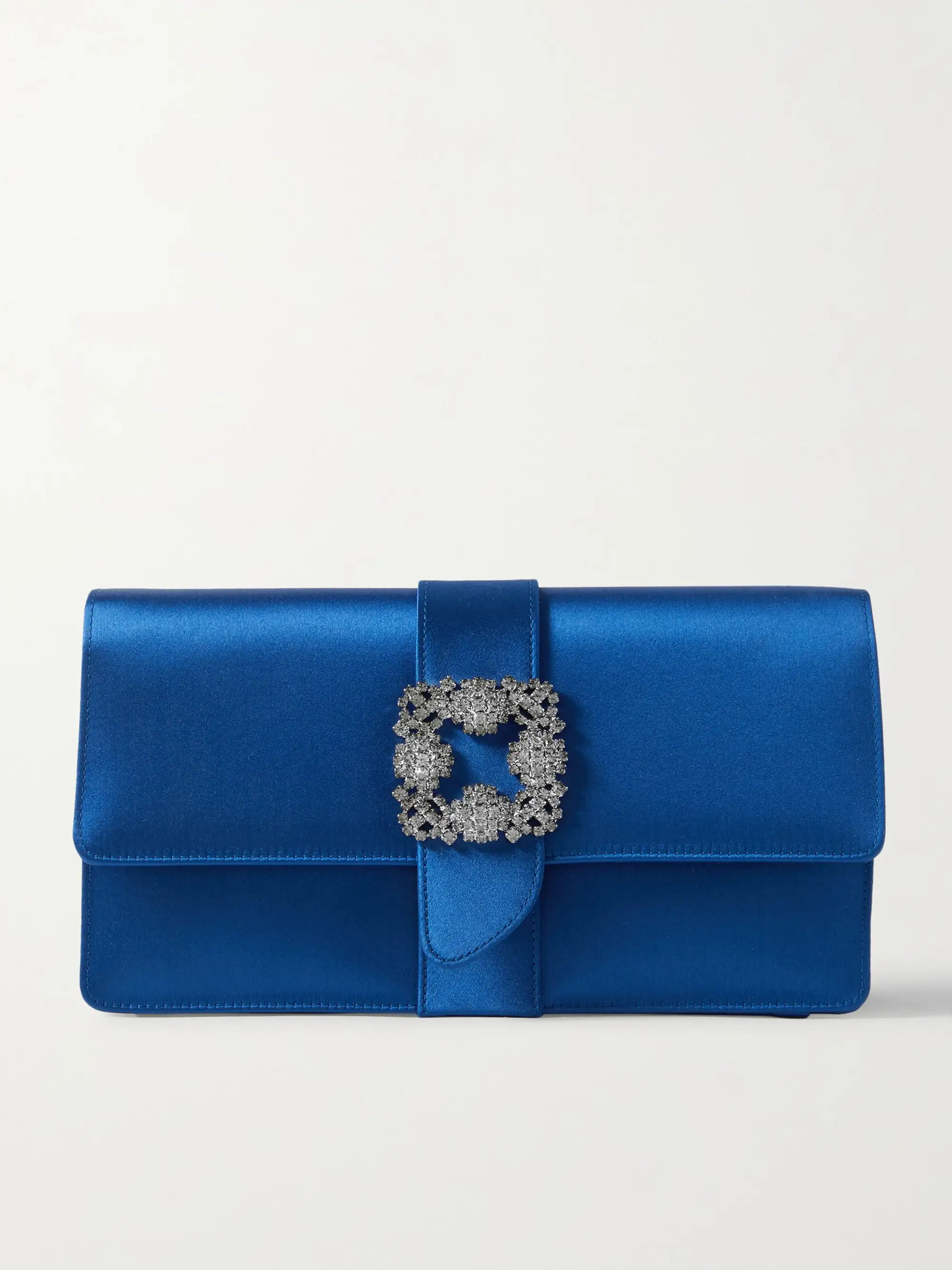 Capri crystal-embellished satin clutch | NET-A-PORTER (US)