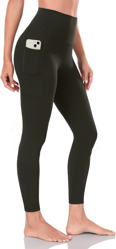 HeyNuts Essential/Workout Pro/Yoga Pro 7/8 Leggings with Pockets for Women, High Waisted Compress... | Amazon (US)