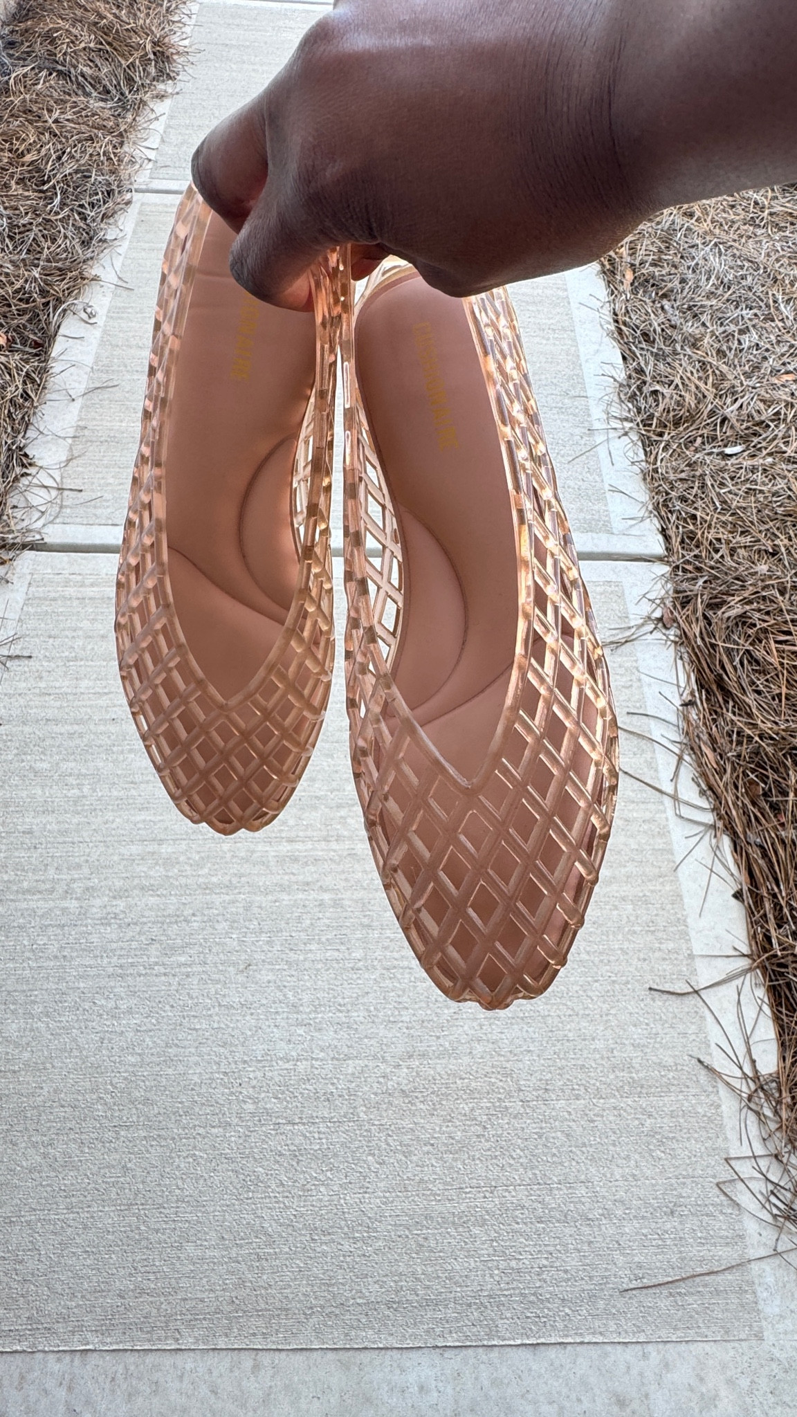 Got in on the jelly shoe trend when I was gifted these in the color mocha, size 10. They are soooo comfortable. I’ve worn them mostly running errands and doing a bit of walking and standing. #summershoes 

 #LTKgrwm #LTKSeasonal #LTKOver40