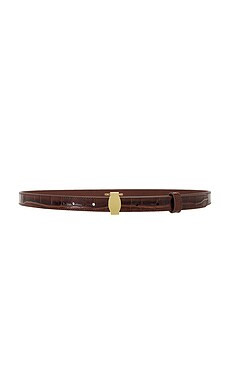 Veronica Beard Dash Belt in Chestnut from Revolve.com | Revolve Clothing (Global)