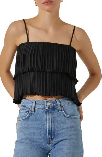 ASTR the Label Pleated Tiered Convertible Camisole | Nordstrom | Nordstrom