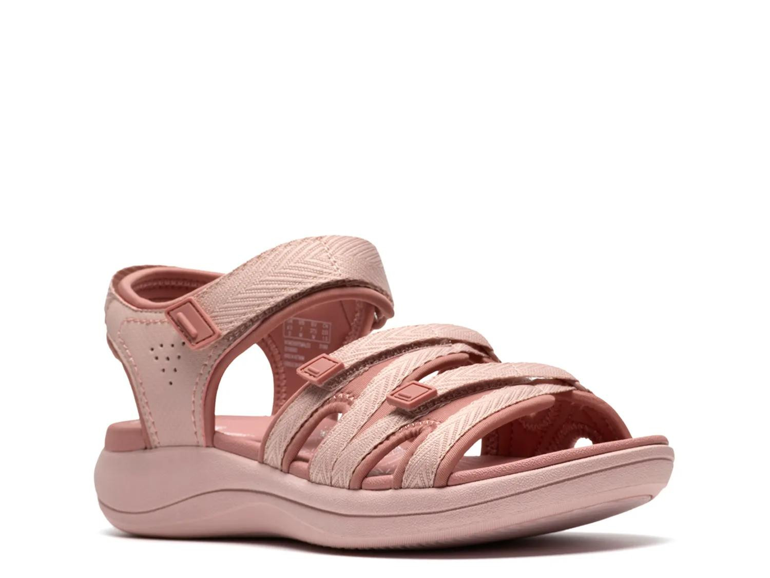 Clarks Wide Width Mira Madi Sandal | Women's | Dusty Pink | Size 9.5 | Sandals | DSW