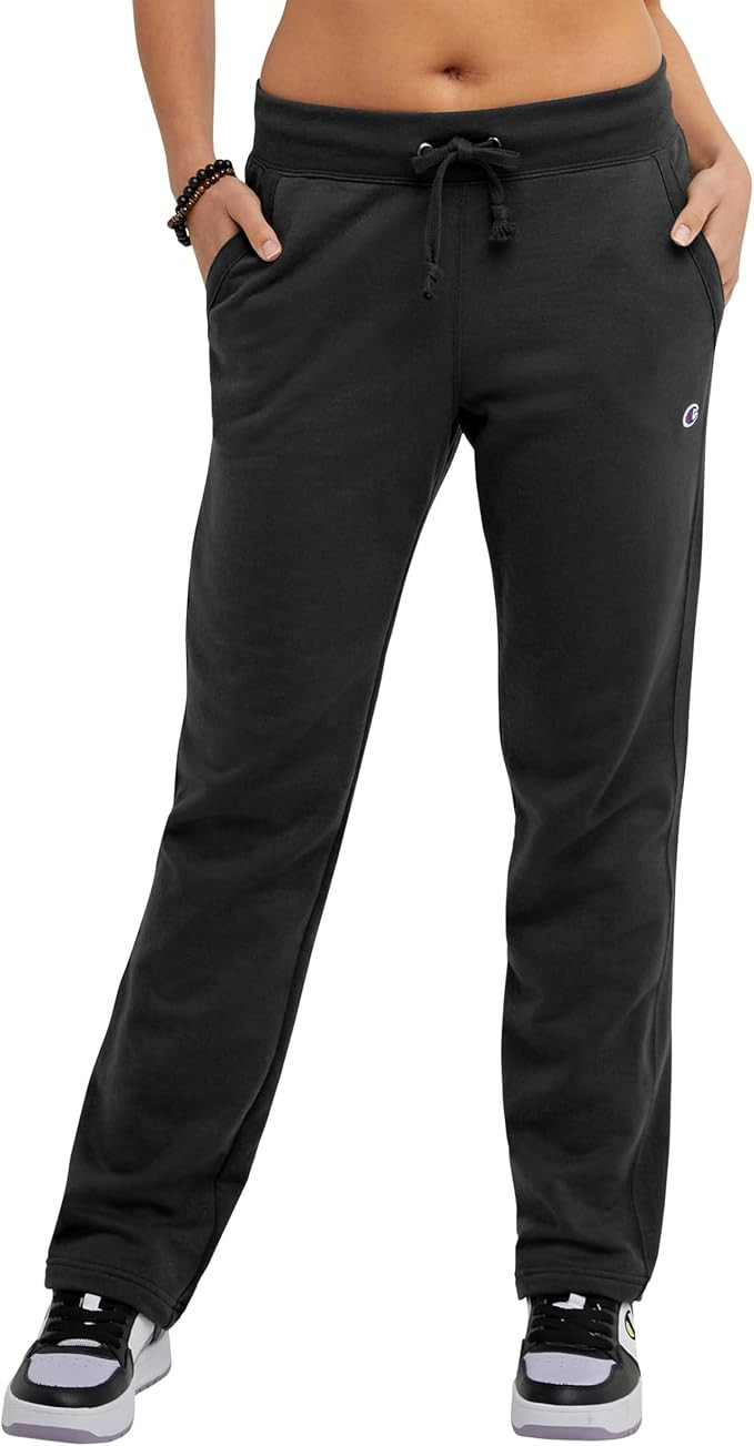 Champion Women's Sweatpants, Powerblend, Fleece Pants, Comfortable Lounge Pants for Women | Amazon (US)