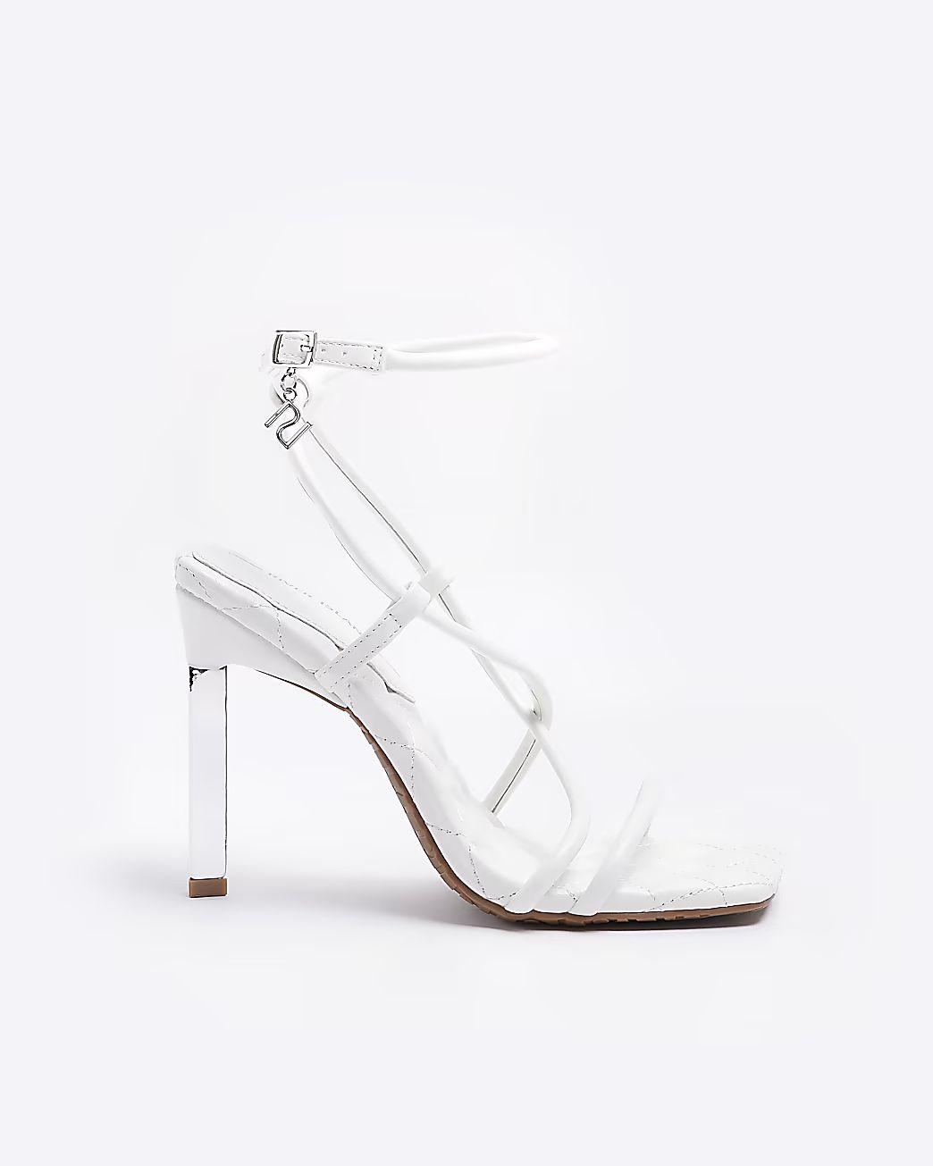 White heeled sandals | River Island (UK & IE)