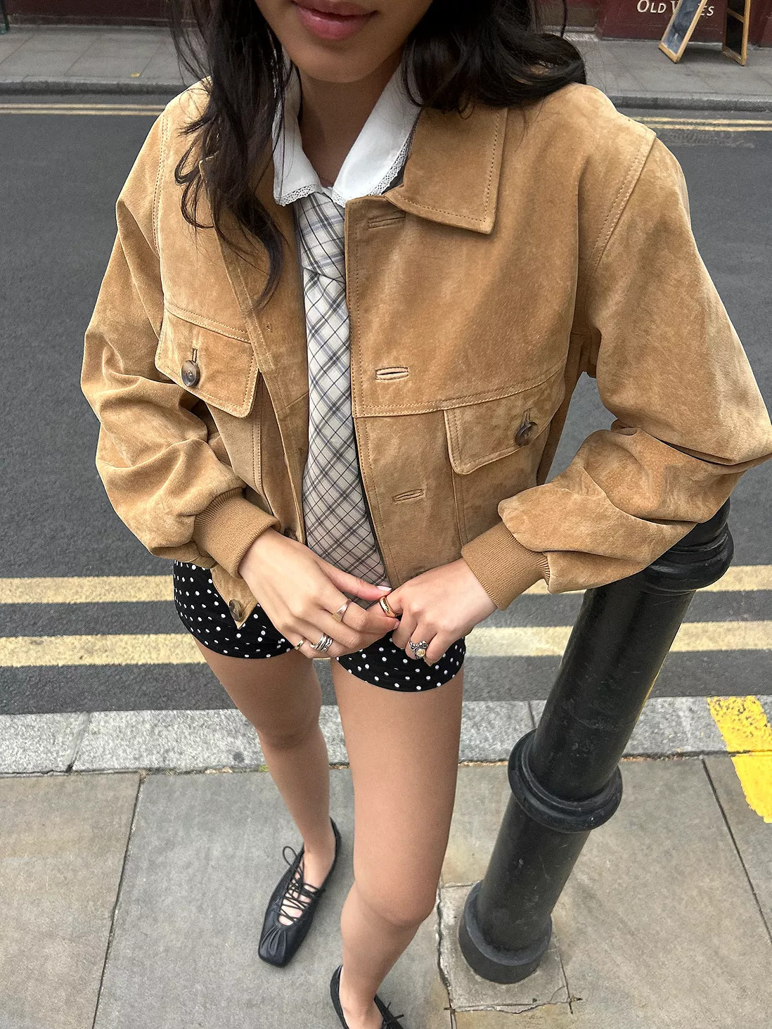 UO Patrice Suede Bomber Jacket | Urban Outfitters UK