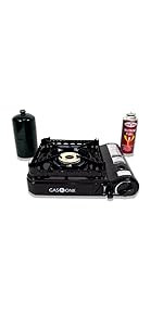 Amazon.com: Gas ONE Propane or Butane Stove GS-3400P Dual Fuel Portable Camping and Backpacking Gas  | Amazon (US)