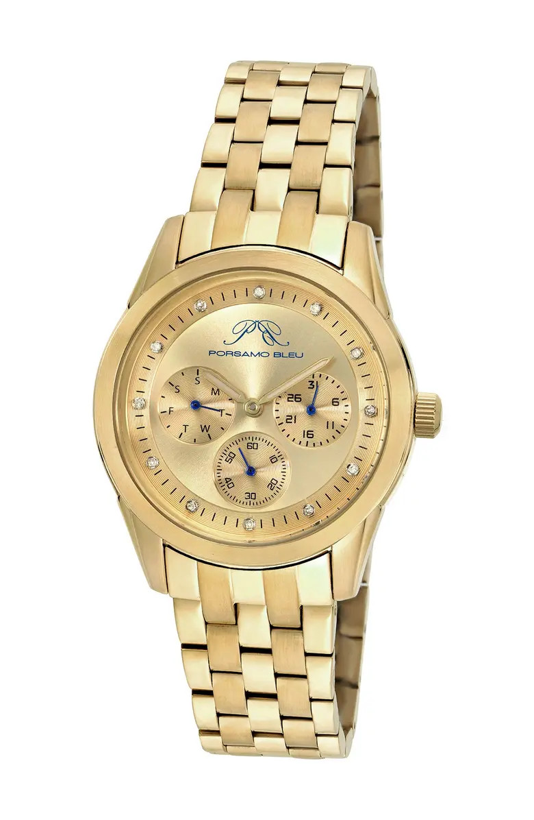 PORSAMO BLEU Women's Diana Diamond Japanese Quartz Watch, 39mm - 0.07 ctw | Nordstromrack | Nordstrom Rack
