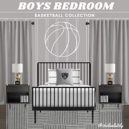 Part 2 of the Basketball Bedroom Room Collection! I love this pillow from Pottery Barn Teen because you can get any NBA team on it while also belong sleek and modern. #boysroomdecor #boysbedroom #boysbasketballbedroom #basketballdecor 

#LTKhome #LTKkids #LTKfamily
