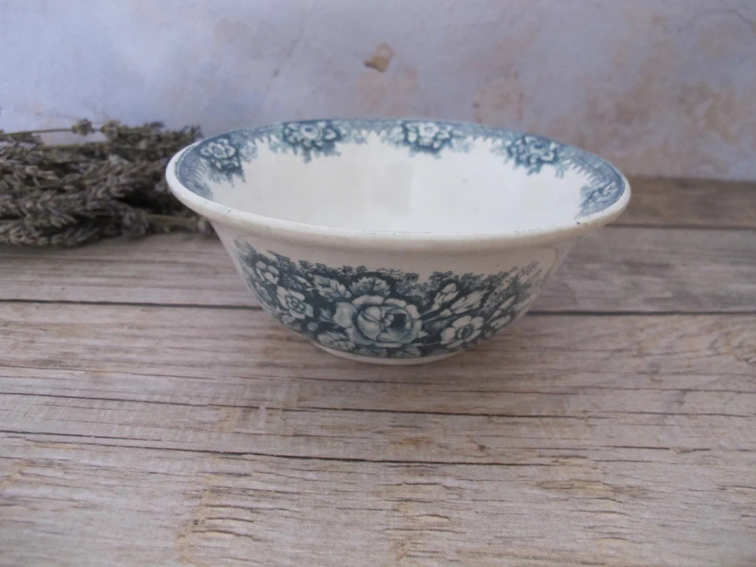 French Vintage Bowl in Earthenware - Old Bowl / Salad Bowl in Iron Clay From Saint Amand - Etsy | Etsy (US)