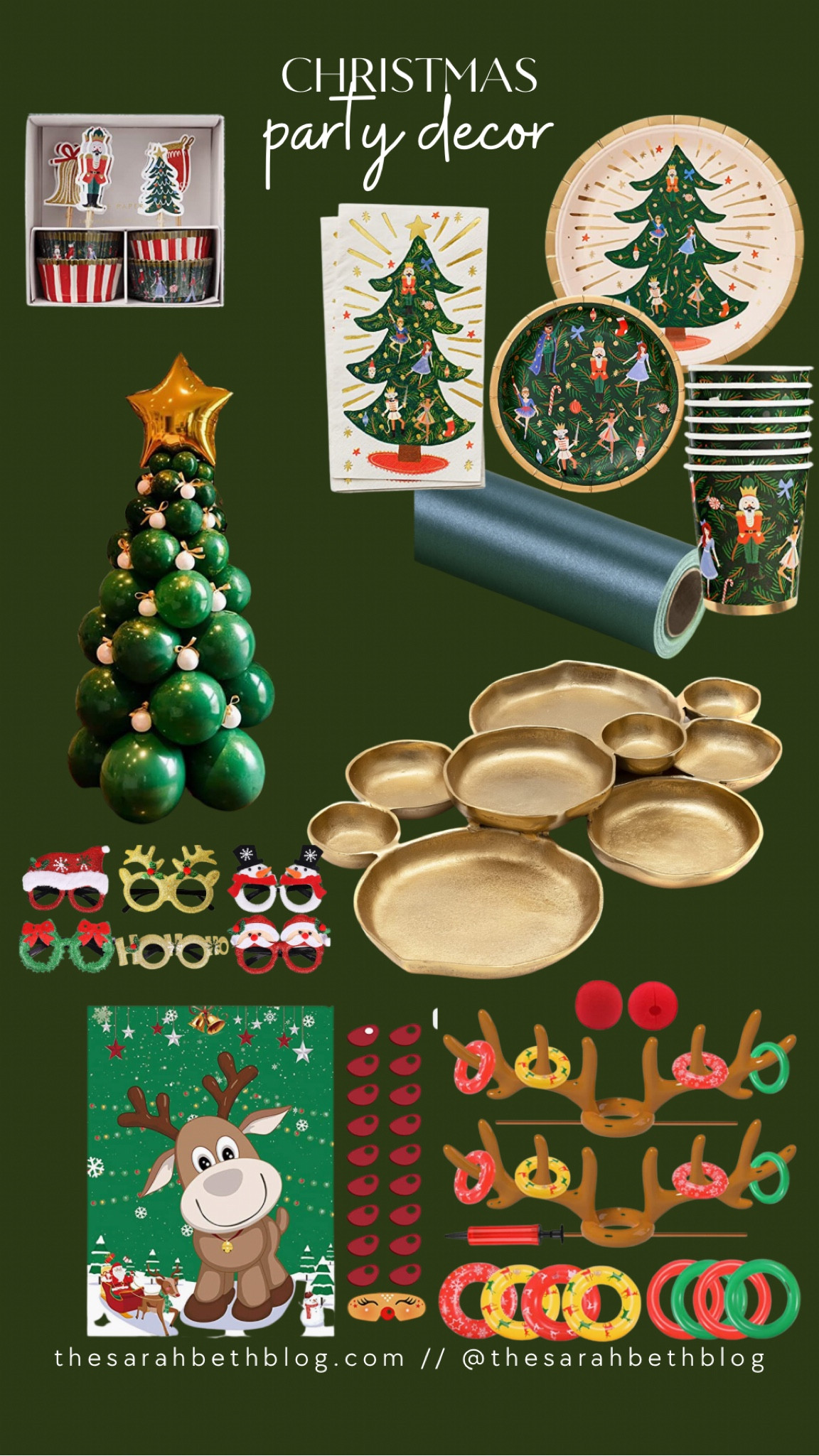 Christmas party decor 

#LTKHoliday #LTKSeasonal #LTKhome