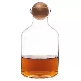 Cathy's Concepts 56 oz. Glass Decanter with Wood Stopper | Target
