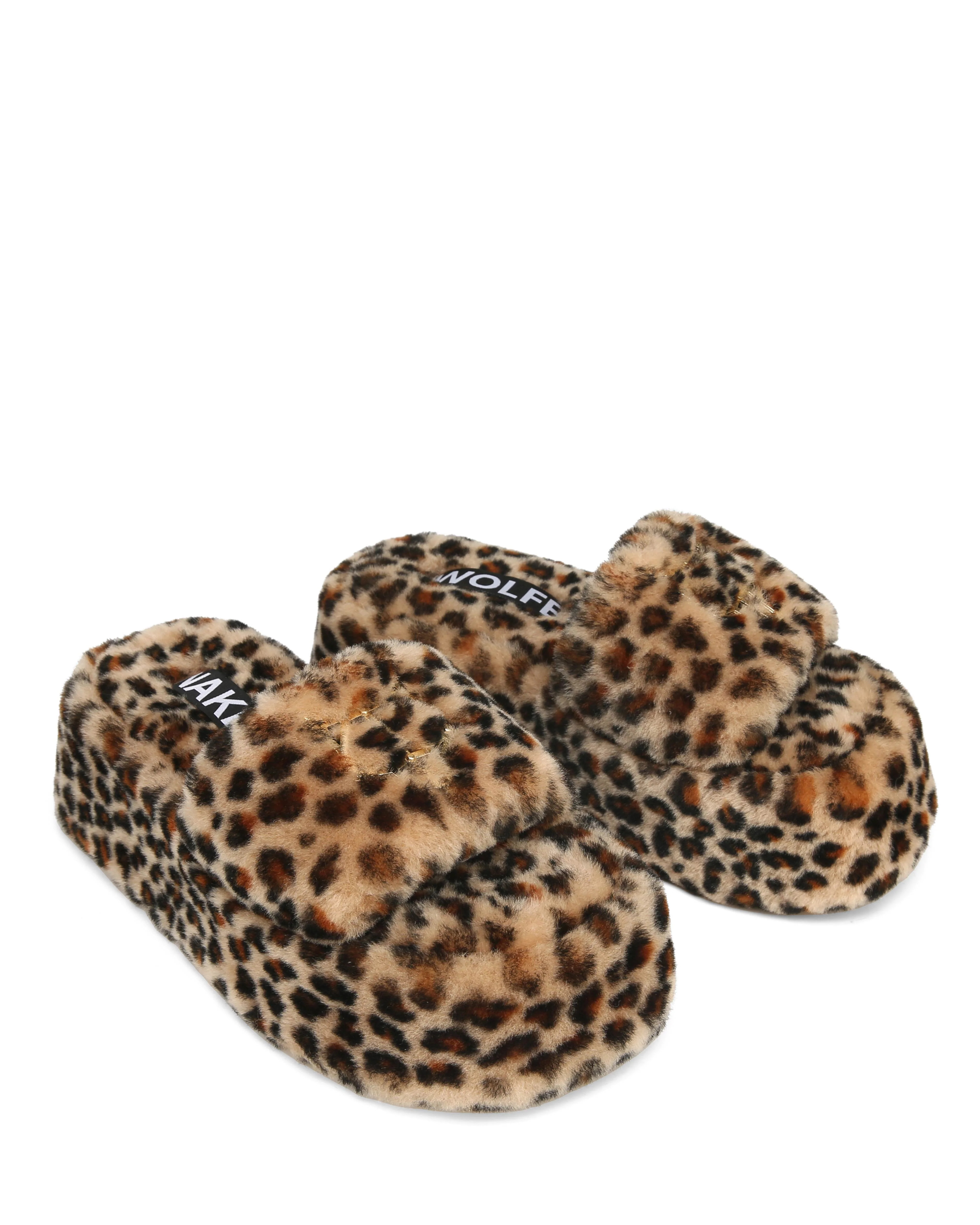Ivy Shearling Leopard Print | Naked Wolfe