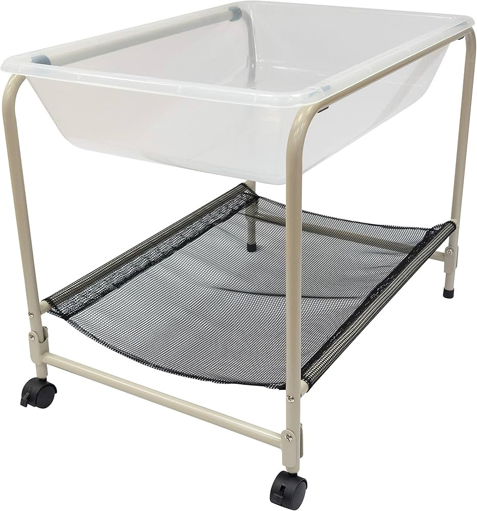 Desk Top Water Tray and Stand - Preschool Supplies for Outdoor Sensory Play - 23” H - Sand and ... | Amazon (US)