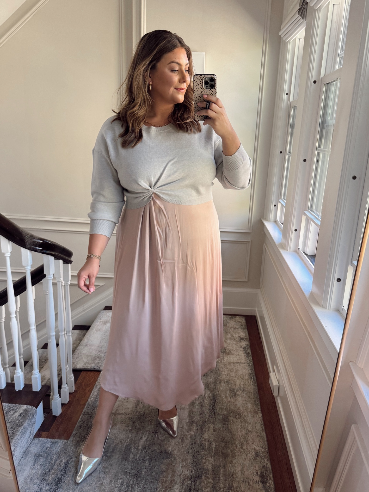 Family photo outfit inspo, holiday party outfit! I think it runs generously, wearing size XL. #anthropartner @anthropologie

#LTKStyleTip #LTKMidsize #LTKHoliday