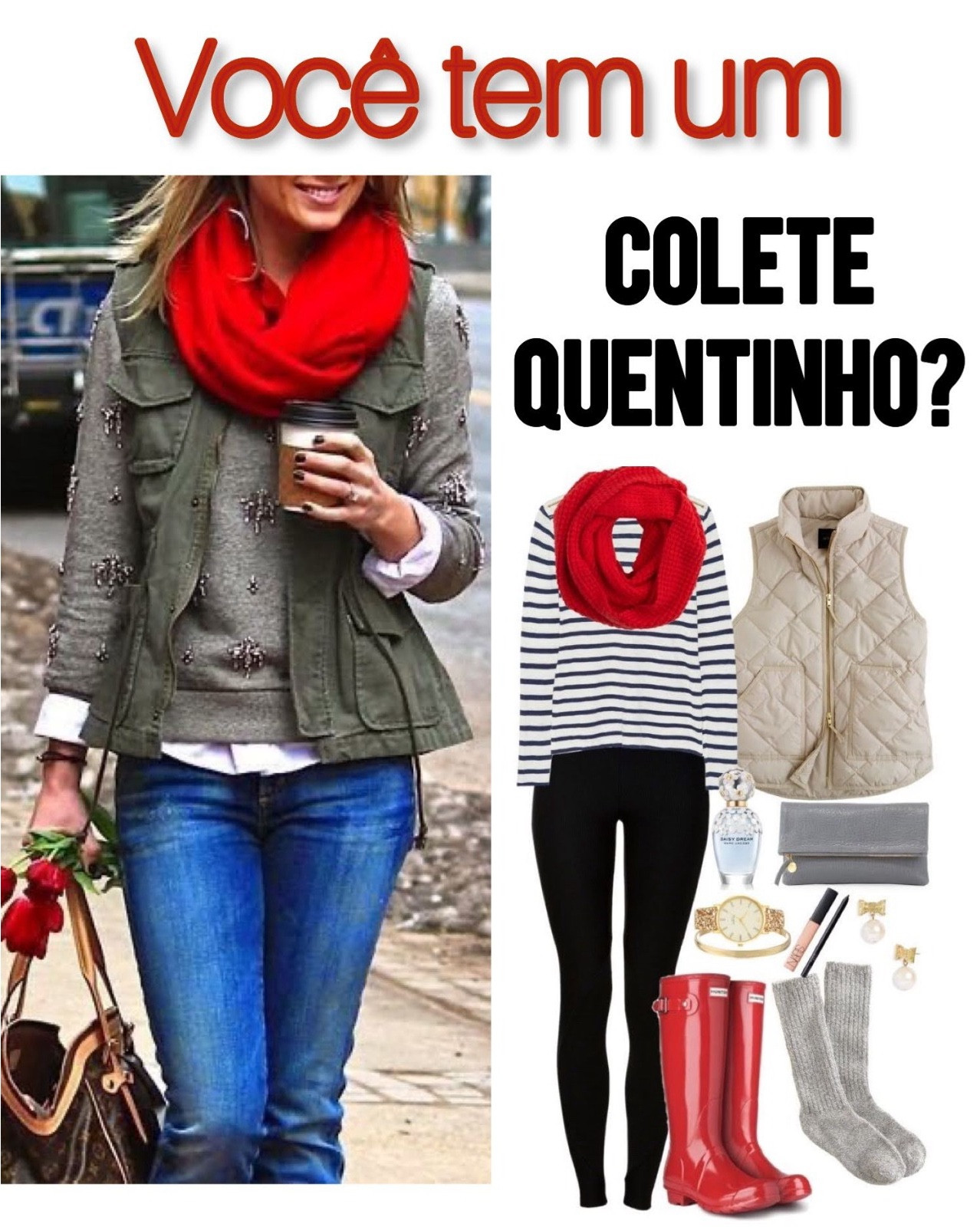 O colete é uma das peças mais versáteis para o outono/inverno.

Ele nos aquece na medida certa, não pesa no look e ainda tem um charme especial.

Que tal investir nessa peça, que além de te proteger do frio, vai te deixar super estilosa?




#LTKautumn #LTKdicadeestilo #LTKbrasil