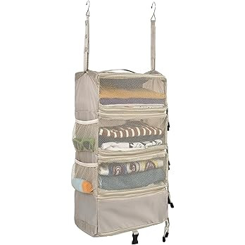 Surblue Travel Hanging Luggage Organizer Portable Suitcase Closet Organizer Multiple Compartments... | Amazon (US)