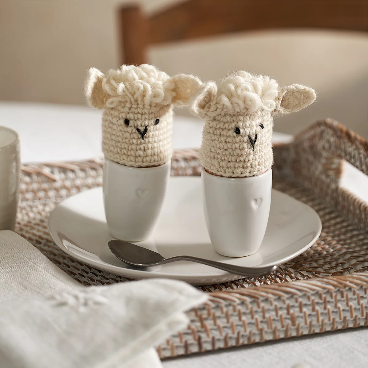 Lamb Egg Cosies – Set of 2 | The White Company (UK)