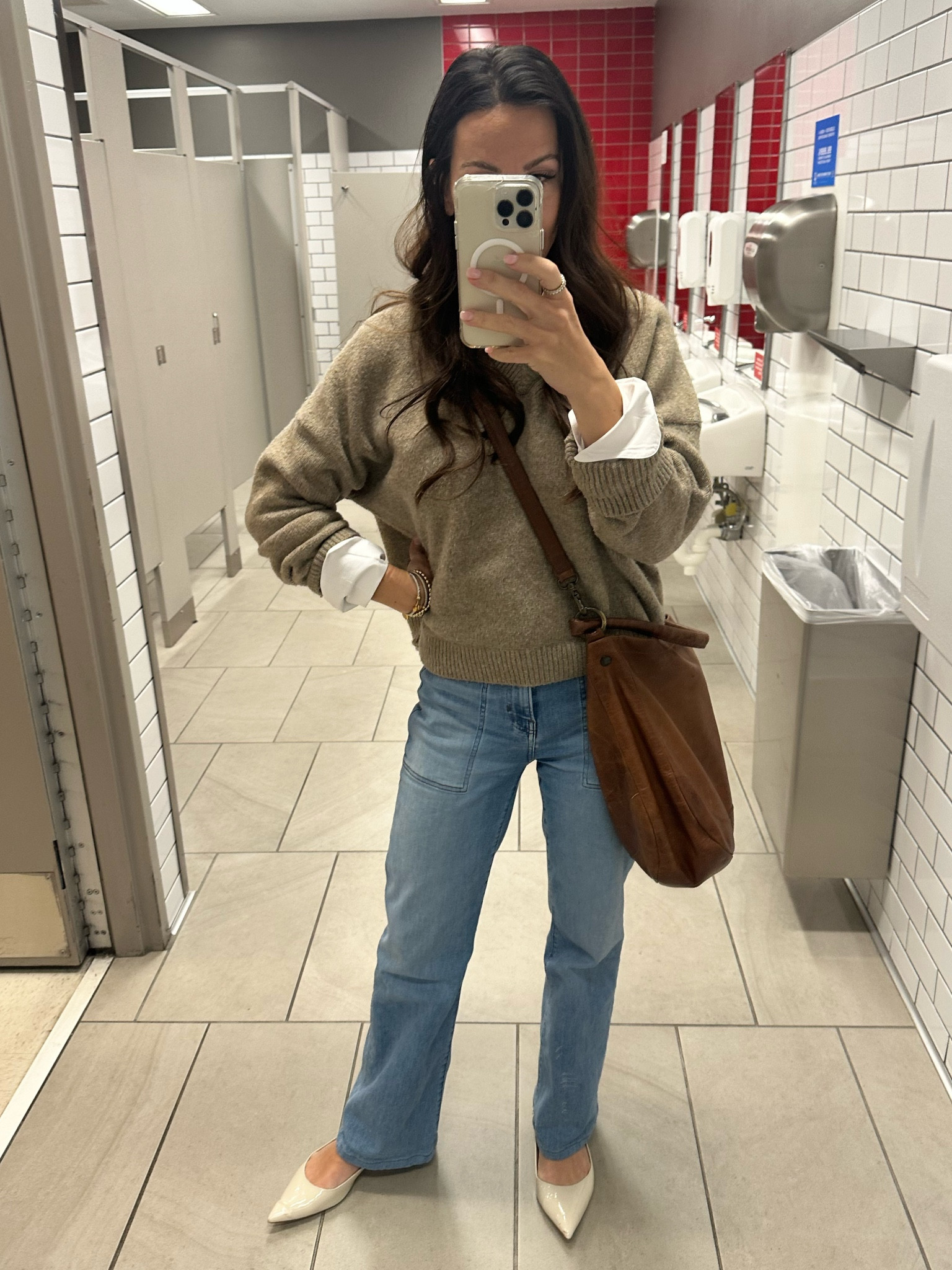 Confy winter outfit. J crew abercrombie veronica beard 

#LTKstyletip #LTKover40