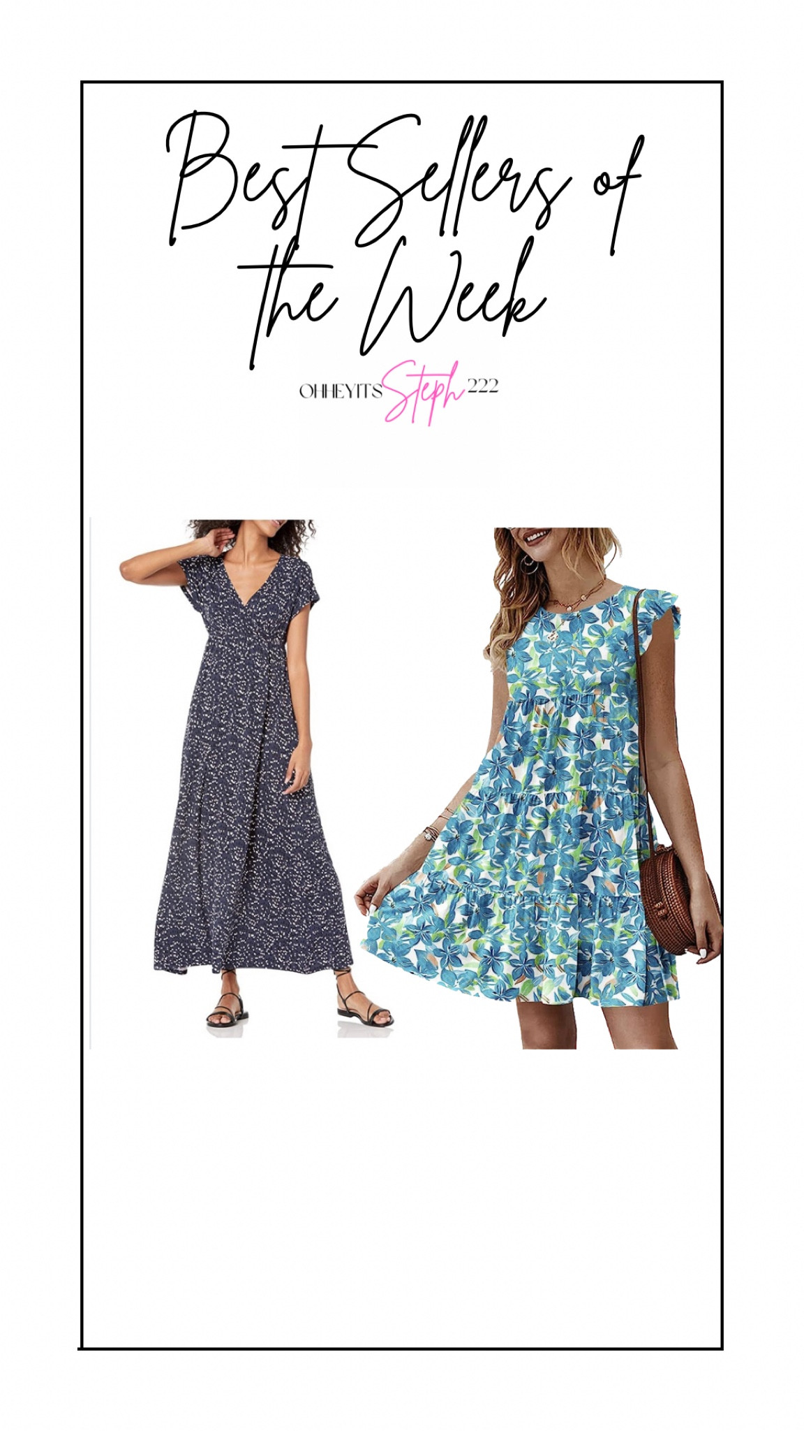 Best sellers of the week Amazon edition

KIRUNDO 2023 WOMEN'S
SUMMER DRESS SLEEVELESS
RUFFLE SLEEVE ROUND NECK
MINI DRESS SOLID LOOSE

AMAZON ESSENTIALS
WOMEN'S WAISTED MAXI DRESS

#LTKSeasonal #LTKunder50 #LTKstyletip