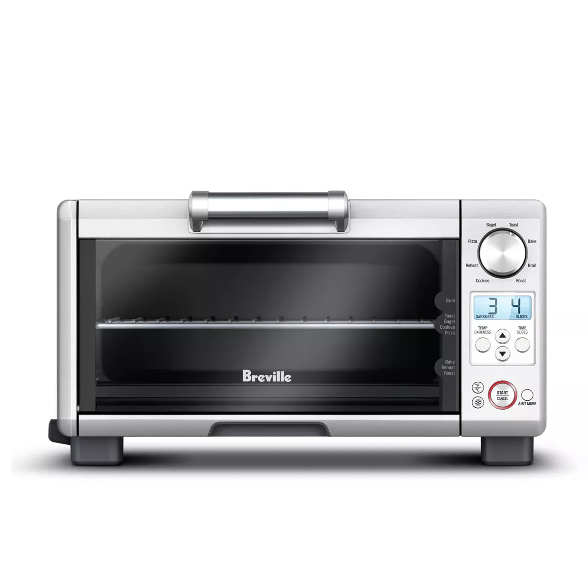 Breville 1800W Mini Smart Toaster Oven Stainless Steel BOV450XL: Countertop Convection, 4-Slice, ... | Target