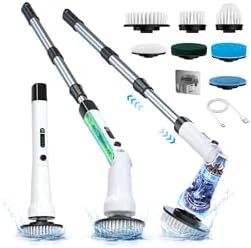 Electric Spin Scrubber, Hillyfe Bathroom Scrubber Electric with 7 Replaceable Brush Heads, IPX7 W... | Amazon (US)
