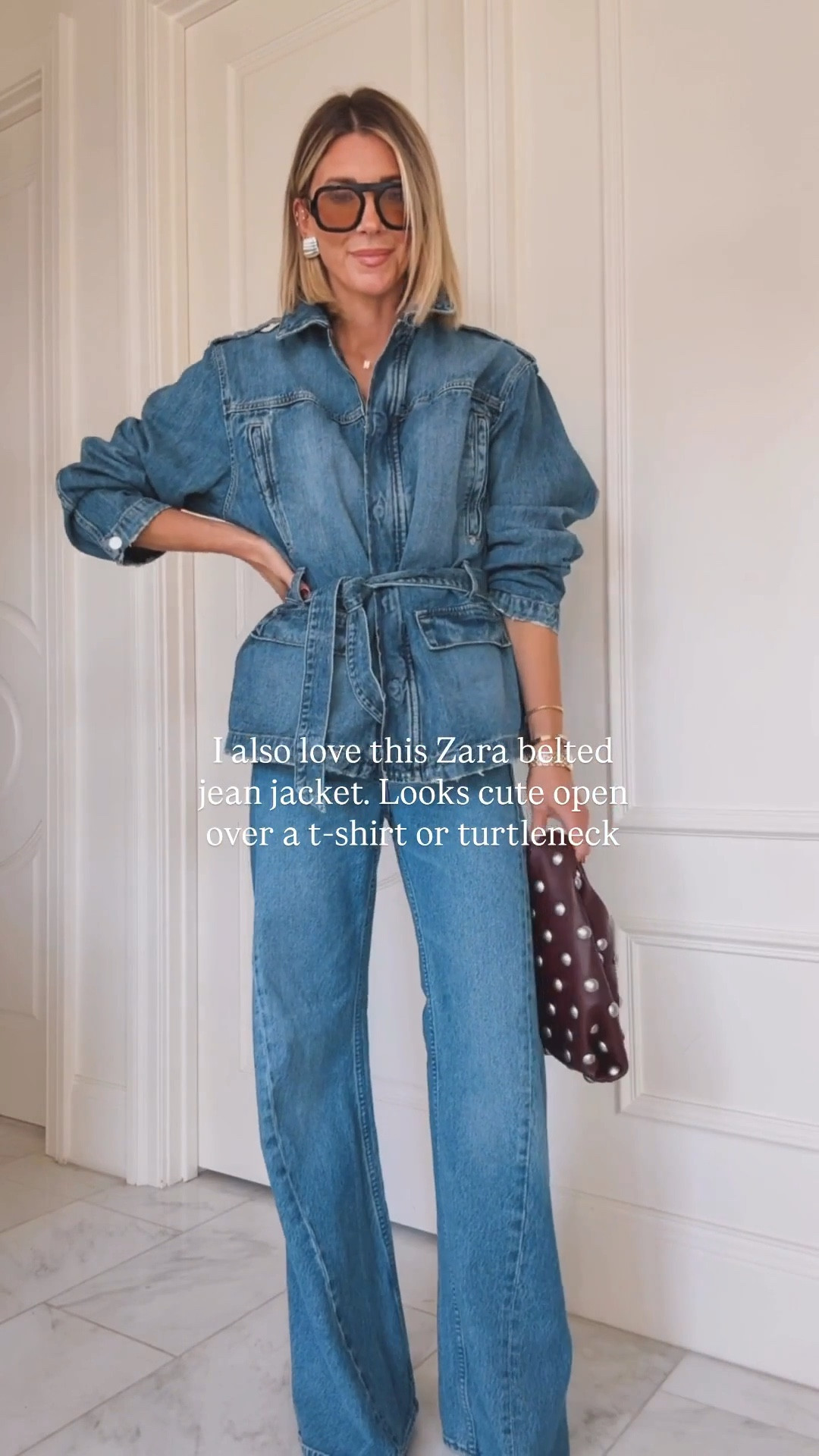 This belted Zara jean jacket is back in stock! I'm wearing size small. 


#LTKSeasonal #LTKStyleTip