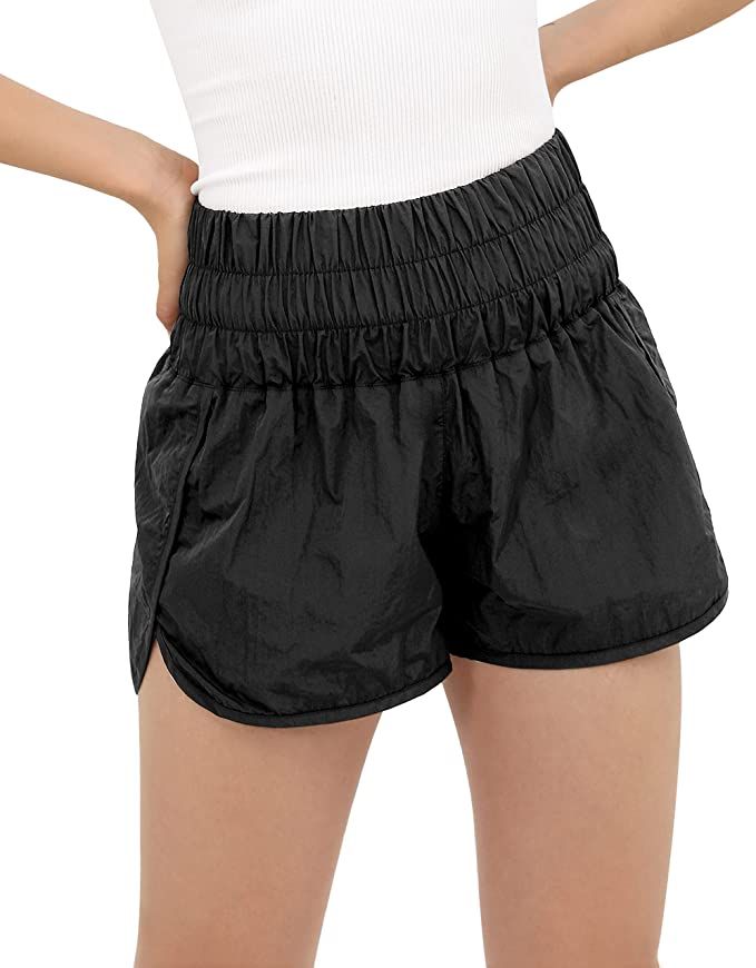 ODODOS Goto Athletic Shorts for Women Elastic High Waisted Quick Dry Sports Casual Workout Runnin... | Amazon (US)