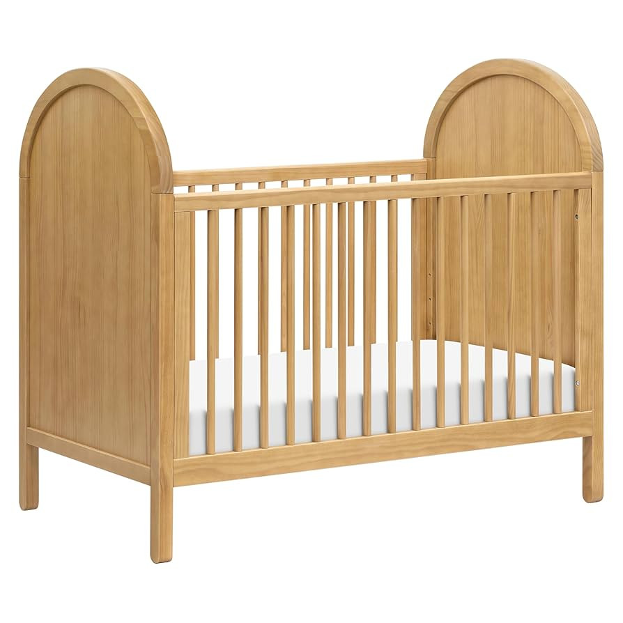 babyletto Bondi 3-in-1 Convertible Crib with Toddler Bed Conversion Kit in Natural Walnut, Greeng... | Amazon (US)