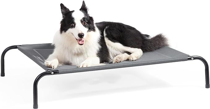 Bedsure Elevated Raised Cooling Cots Bed for Large Dogs, Portable Indoor & Outdoor Pet Hammock wi... | Amazon (US)