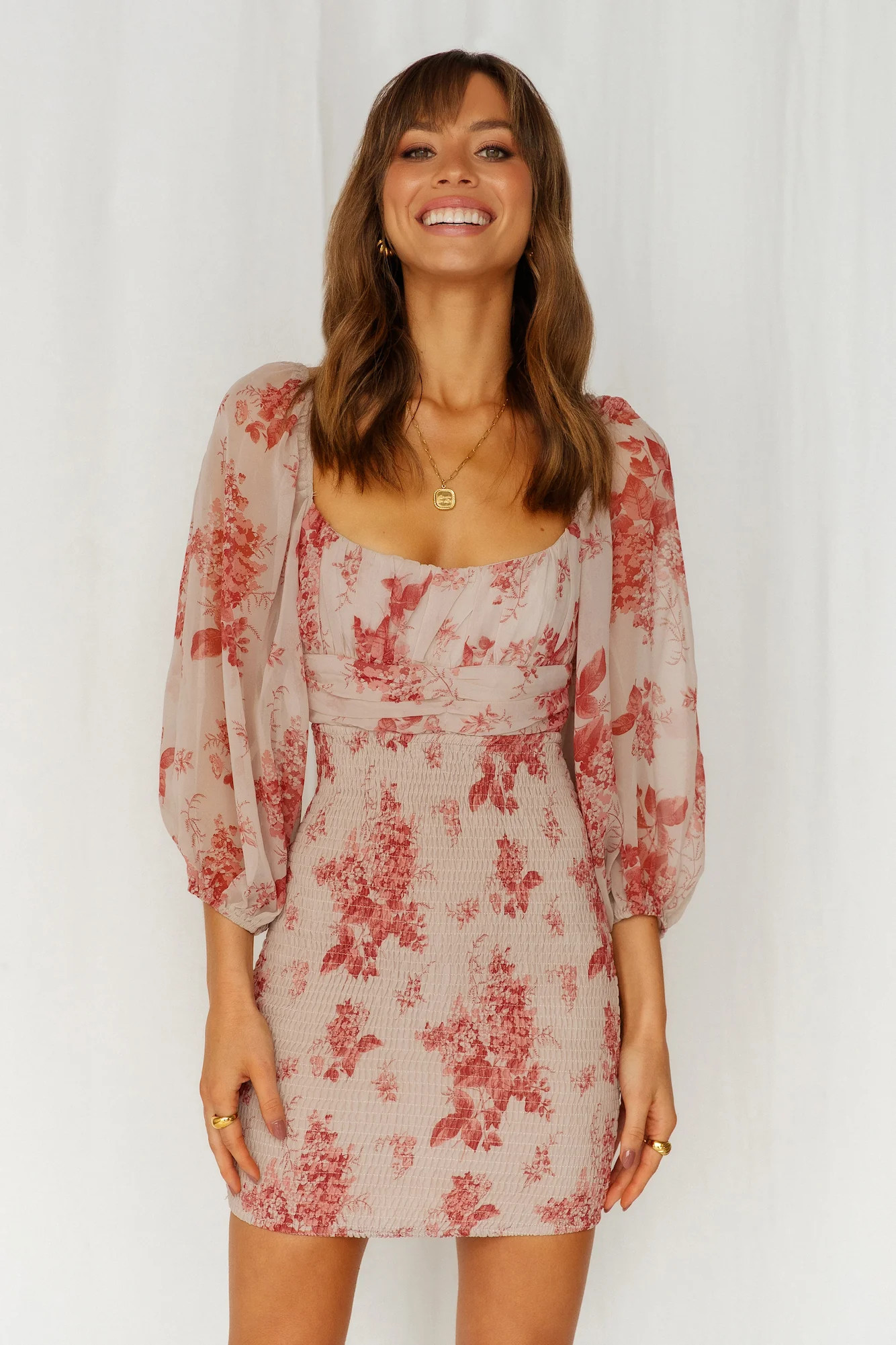 Planner Type Dress Beige | Hello Molly (AU)