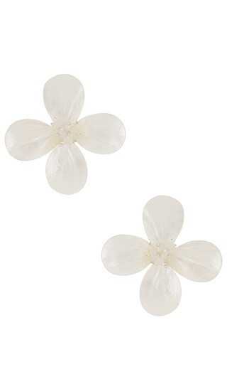 SHASHI Coquina Earring in White. | Revolve Clothing (Global)
