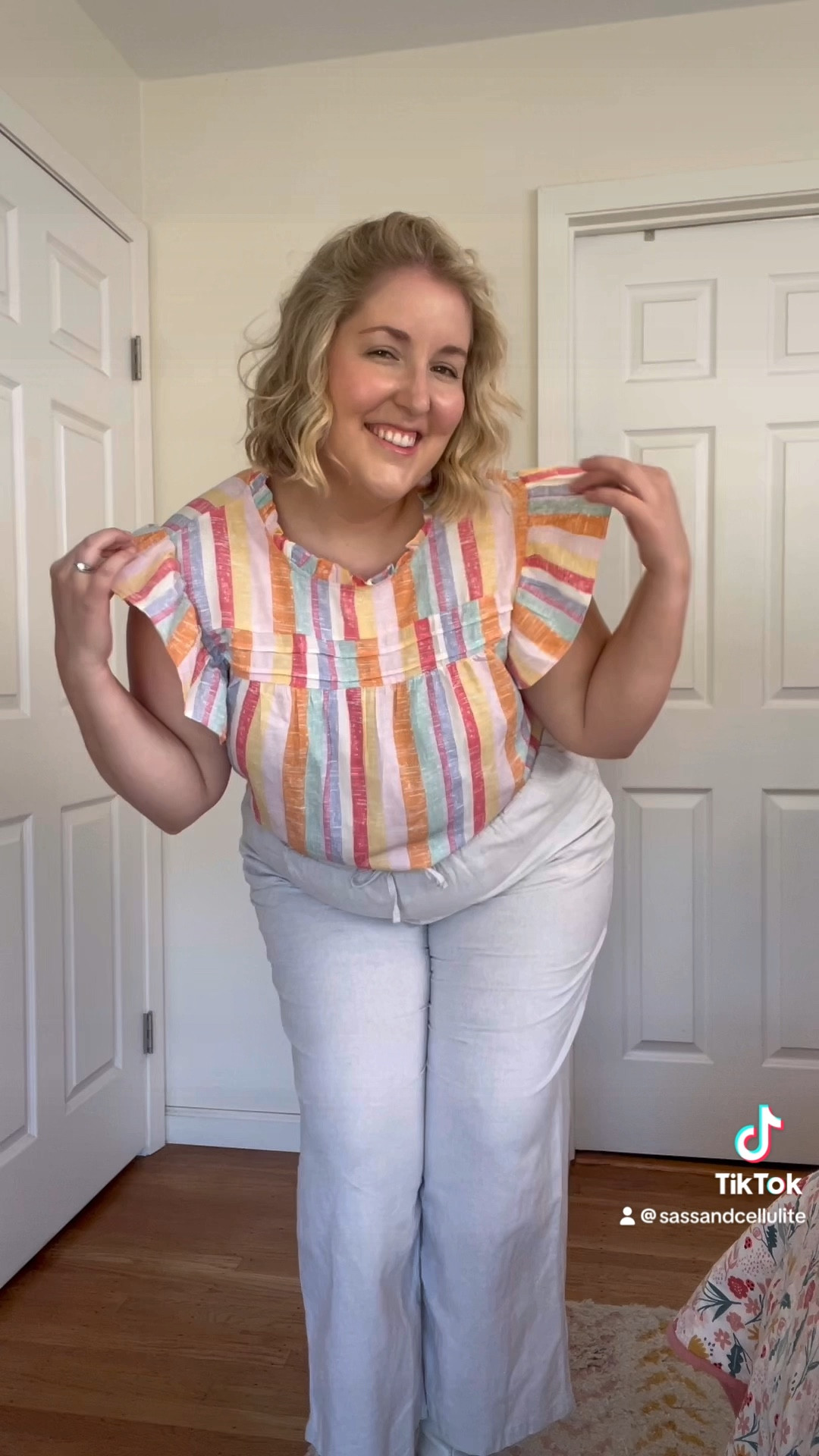 Lightweight summer work outfit🧡✨ Wearing XXL in the top, 2X in the pants! 

#LTKPlusSize #LTKWorkwear #LTKStyleTip