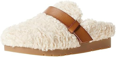 Amazon Essentials Womens Backless Shearling Memory Foam Mule | Amazon (US)