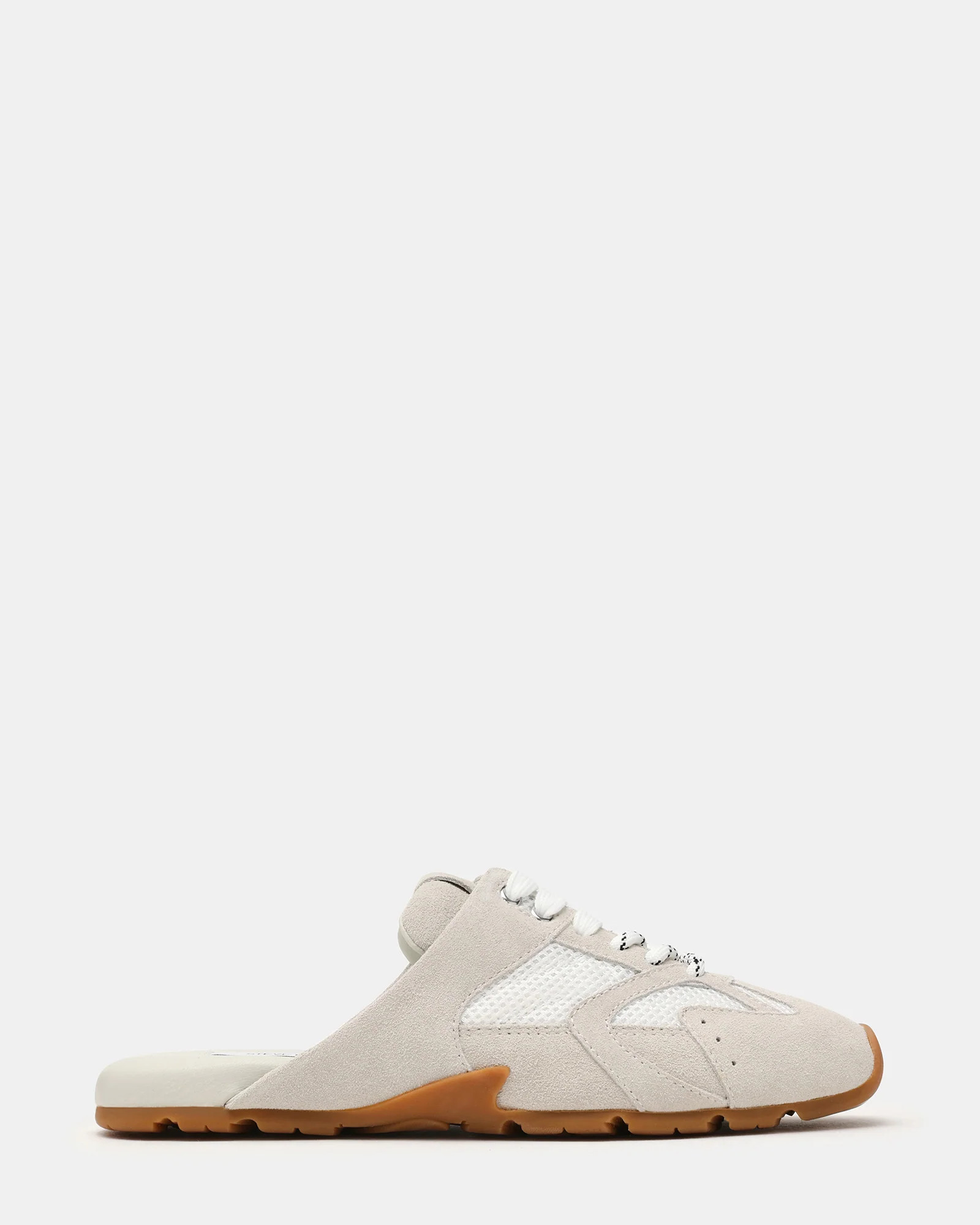 Steve Madden Women's Aziel Mule Slip-On Sneakers - White Suede - Size 7.5 | Steve Madden (US)