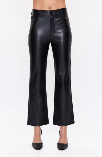 Ally Faux Leather Bootcut Pants | Nordstrom