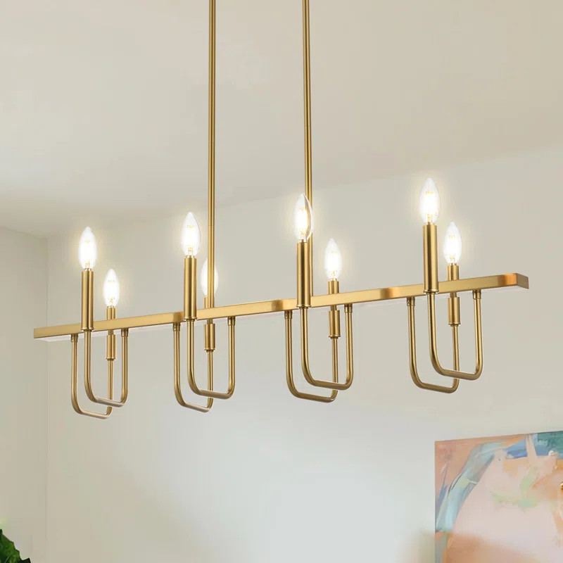 Rumeal 8 - Light Modern Linear Chandelier | Wayfair North America