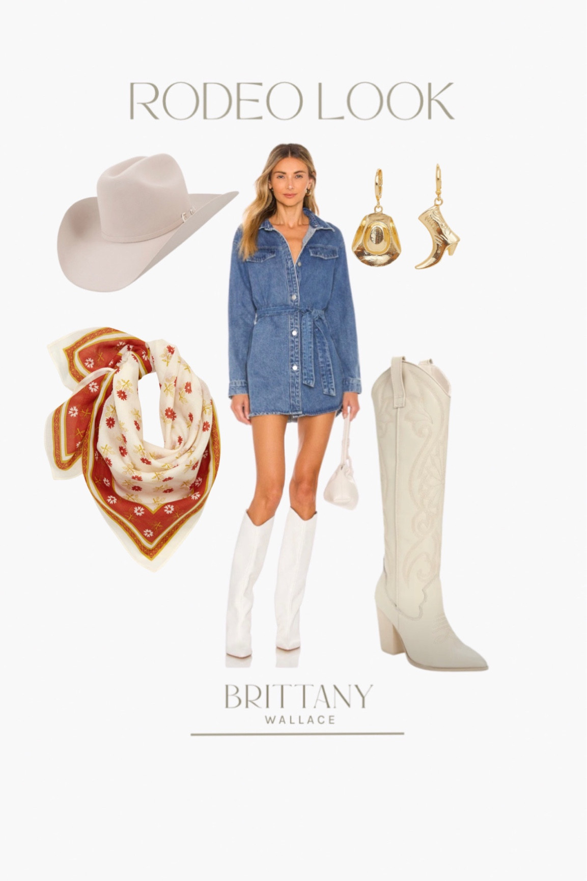 Rodeo // western // denim dress // scarf // cowgirl // country concert 

#LTKunder100 #LTKstyletip #LTKFestival